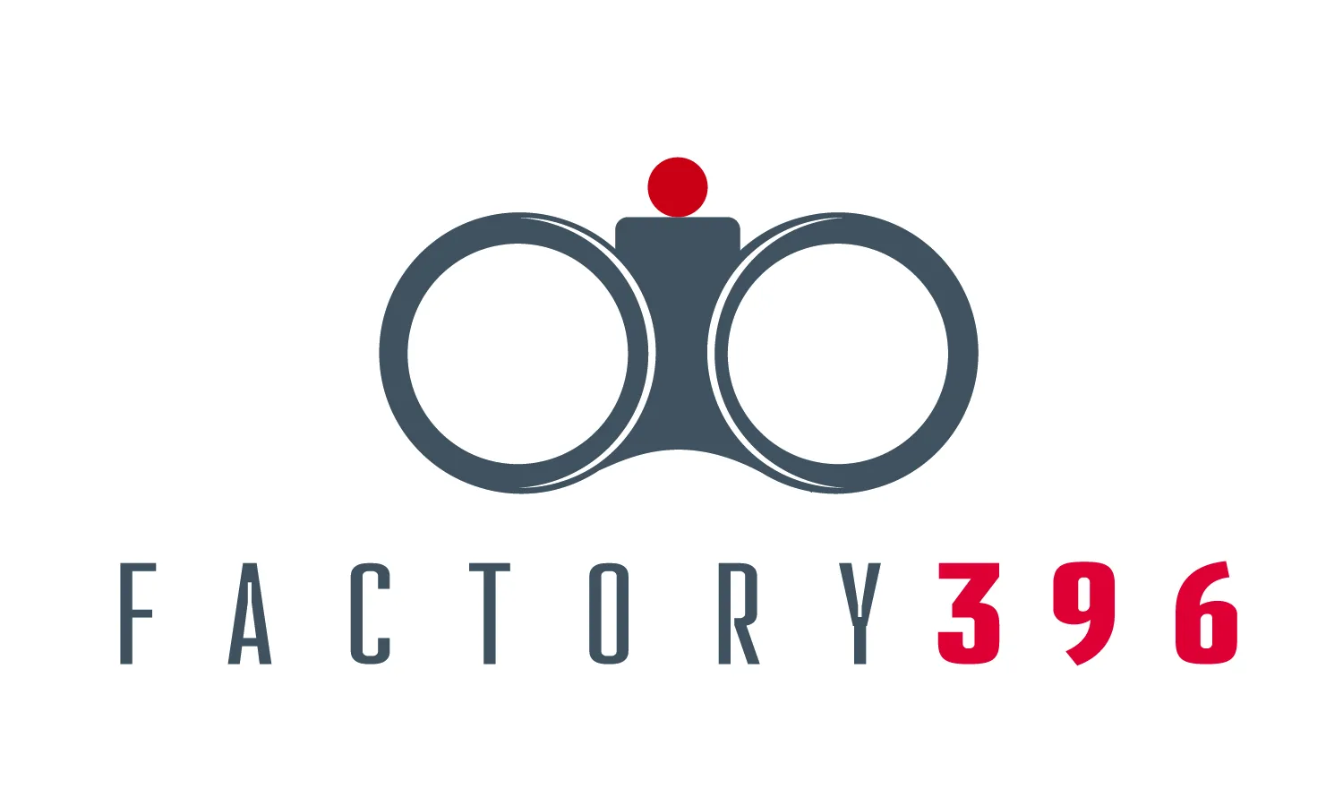 Factory396 logo - precision gun manufacturing, factory silhouette with bold 396